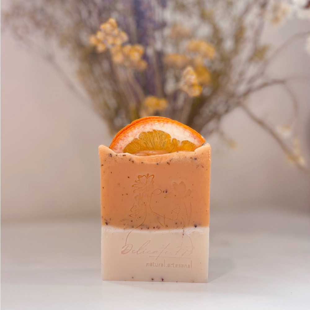 Natural Soaps. Orange and cinnamon Soap - Picture 2 of 7